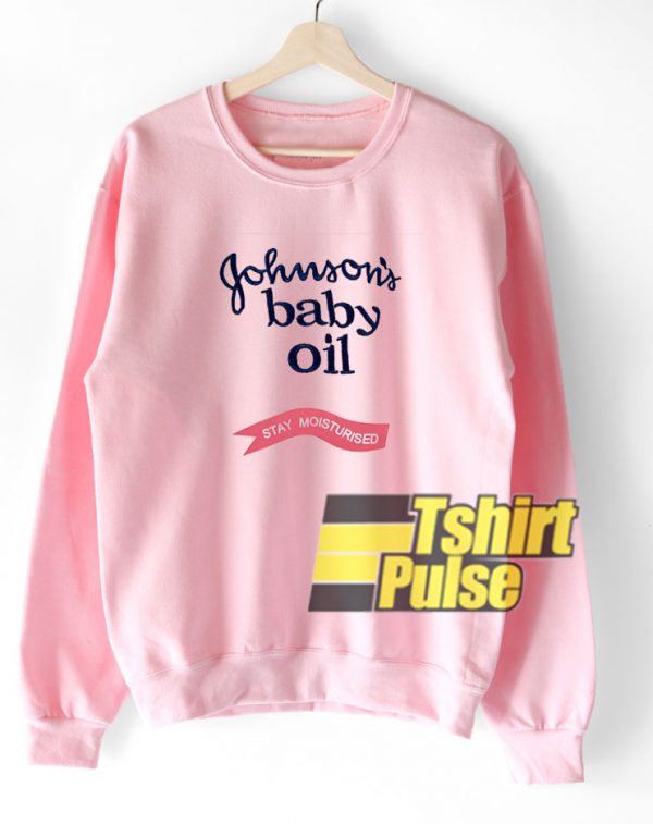 Johnson's Baby Oil Printed sweatshirt