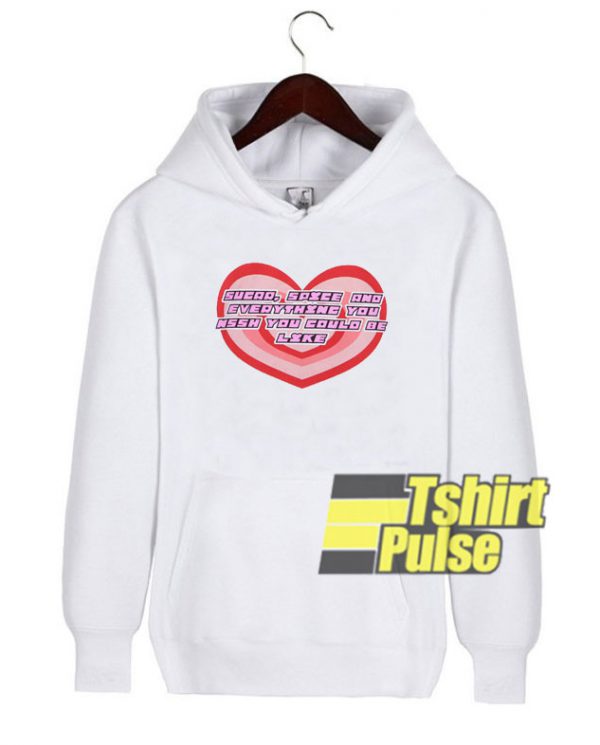 Letters Heart Color Block hooded sweatshirt clothing unisex hoodie