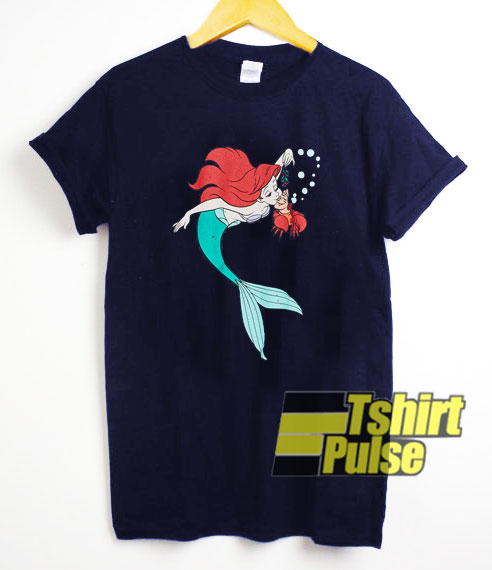 Little Mermaid Print t-shirt for men and women tshirt