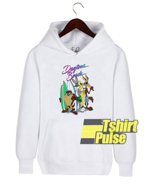 Looney Tunes Daytona Beach hooded sweatshirt clothing unisex hoodie
