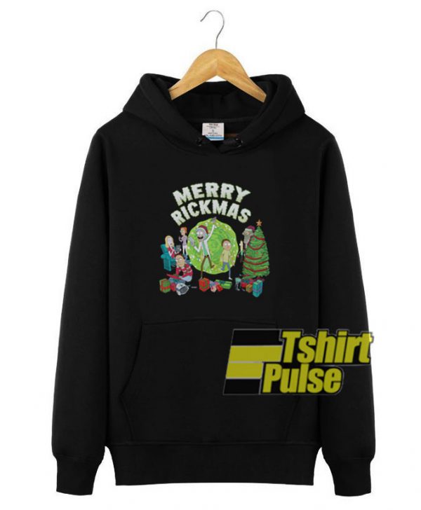 Merry Rickmas hooded sweatshirt clothing unisex hoodie