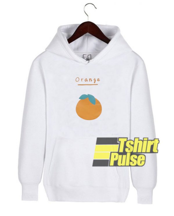 Orange Graphic hooded sweatshirt clothing unisex hoodie