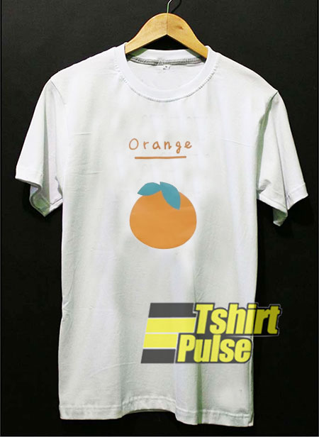 Orange Graphic t-shirt for men and women tshirt