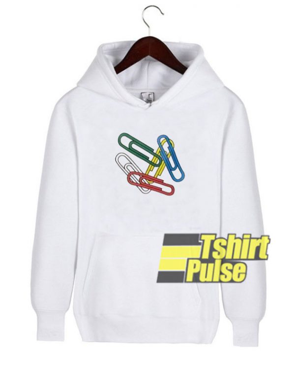 Paper Clips Cartoon hooded sweatshirt clothing unisex hoodie