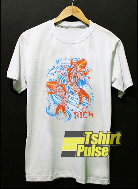Rich Goldfish t-shirt for men and women tshirt