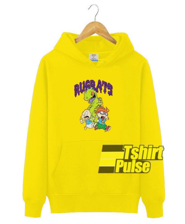 Rugrats Graphic Yellow hooded sweatshirt clothing unisex hoodie