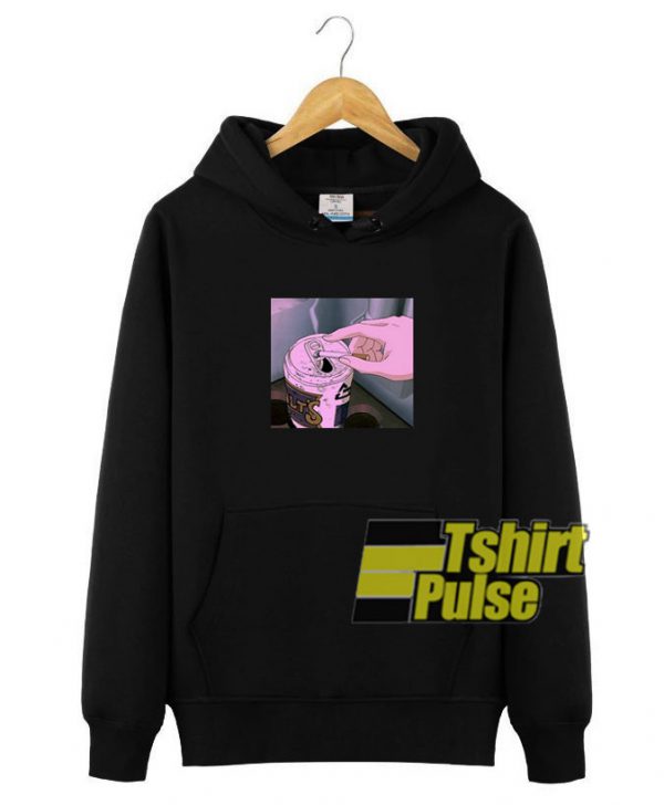 Sad Anime Can Smoke hooded sweatshirt clothing unisex hoodie