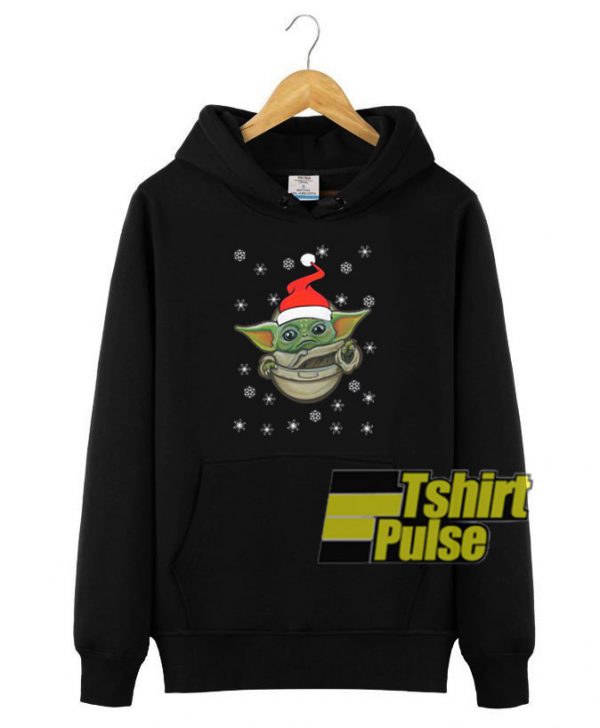 Santa Baby Yoda Christmas hooded sweatshirt clothing unisex hoodie