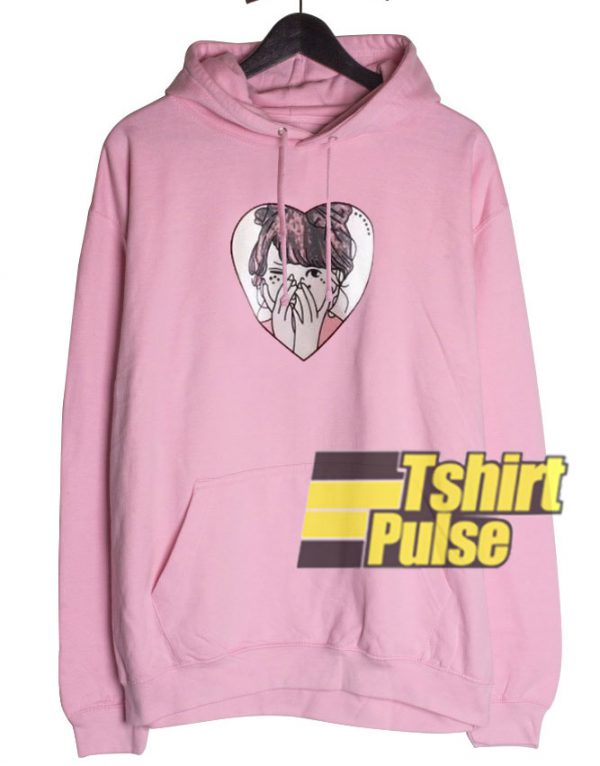 Shy Girl Anime hooded sweatshirt clothing unisex hoodie
