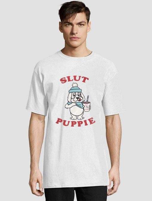 Slut Puppie Cartoon t-shirt for men and women tshirt