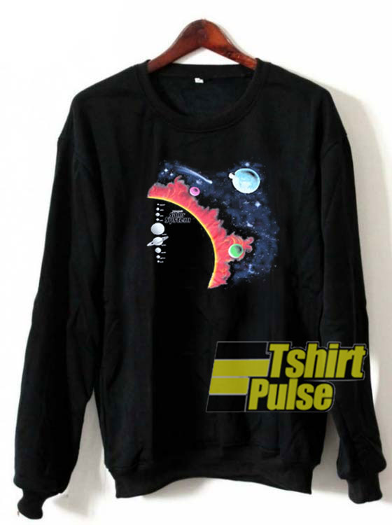 Solar System Print sweatshirt