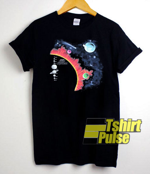 Solar System Print t-shirt for men and women tshirt