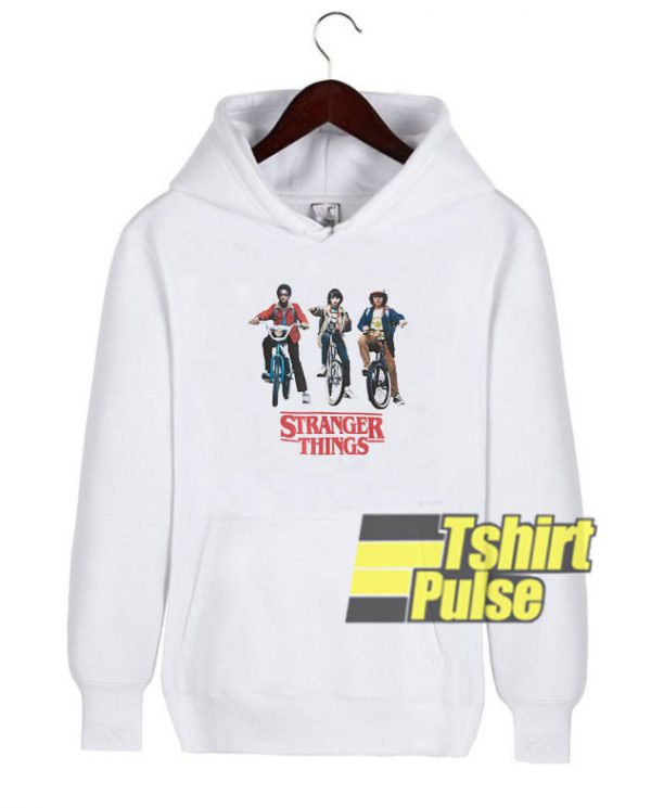 Stanger Things Biking hooded sweatshirt clothing unisex hoodie