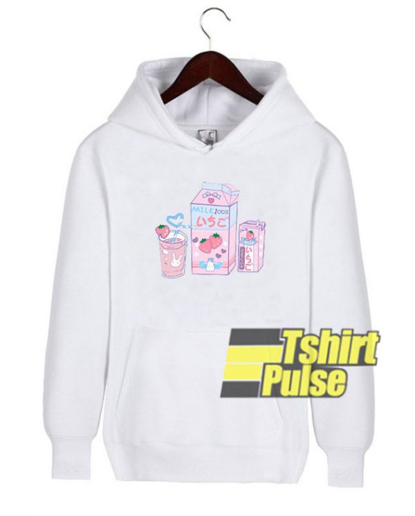 Strawberry Milk Anime hooded sweatshirt clothing unisex hoodie
