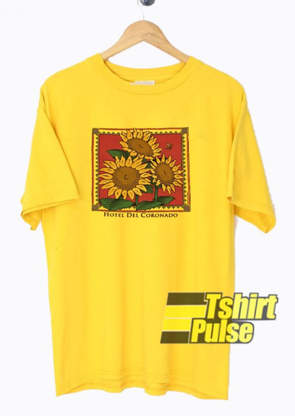 Sunflower Hotel Del Coronado t-shirt for men and women tshirt