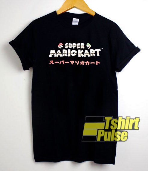 Super Mario Kart Japanese t-shirt for men and women tshirt