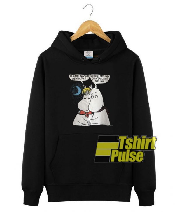 The Moomin Darling hooded sweatshirt clothing unisex hoodie