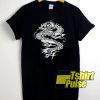 Tribal Dragon Print t-shirt for men and women tshirt