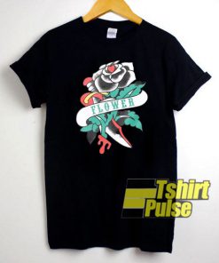 Vintage Dark Rose Print t-shirt for men and women tshirt