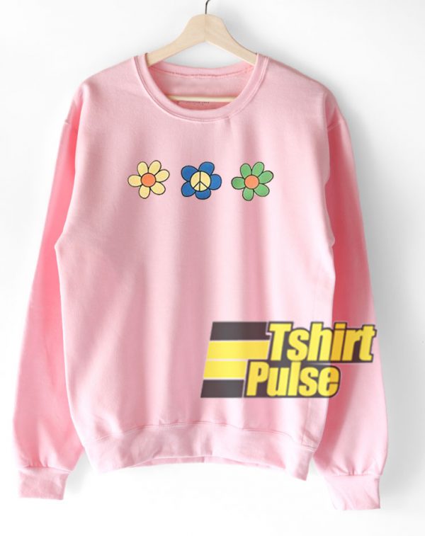 Vintage Flower Print sweatshirt