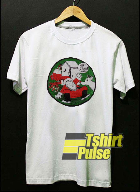 Vintage Vulgar Santa t-shirt for men and women tshirt