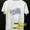 Wanna Colorful Letter t-shirt for men and women tshirt
