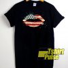 American Kiss t-shirt for men and women tshirt