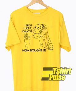 Ariana Grande 7 Rings Lyrics t-shirt for men and women tshirt