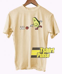 Avocado Playing Bowling t-shirt for men and women tshirt