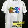 Baby Yoda And Stitch t-shirt for men and women tshirt