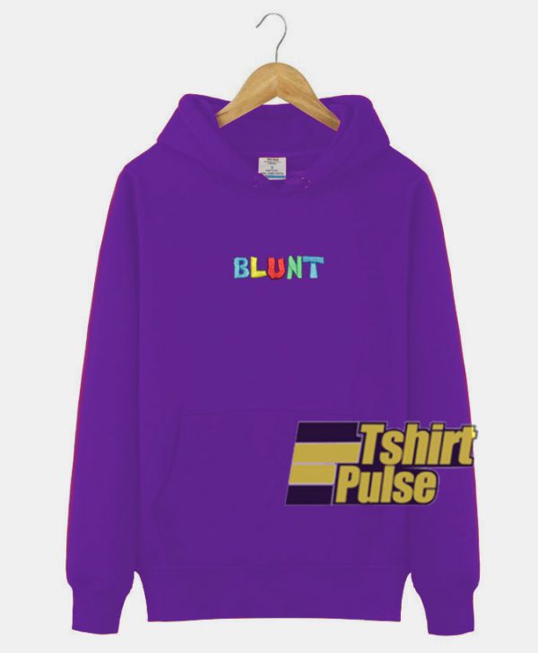 Blunt Colour hooded sweatshirt clothing unisex hoodie