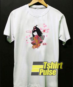 Geisha Japanese Cartoon t-shirt for men and women tshirt