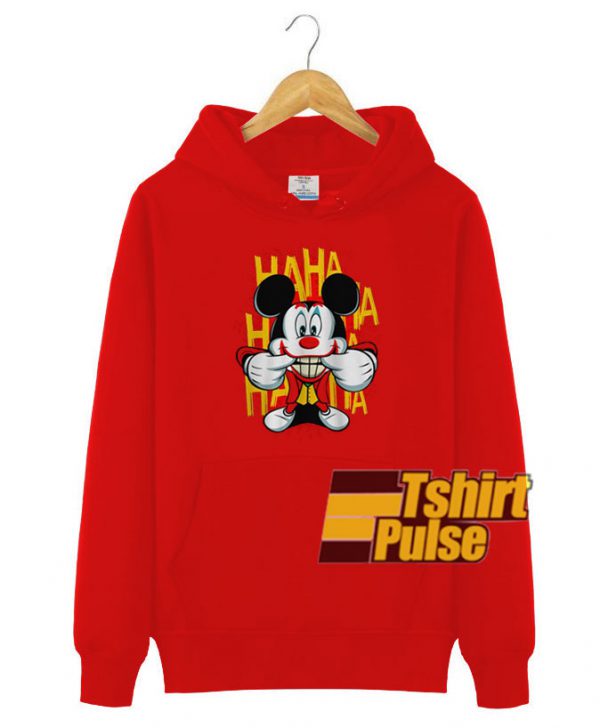 Haha Funny Mickey Mouse hooded sweatshirt clothing unisex hoodie
