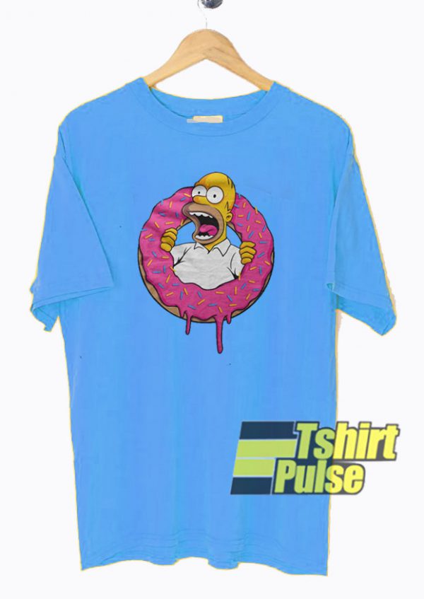 Homer Want Eating Donut t-shirt for men and women tshirt