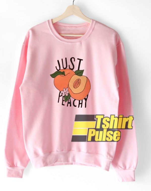 Just Peachy Graphic sweatshirt