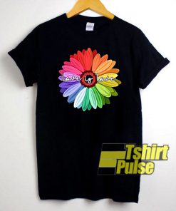 Love Is Love Flower Rainbow t-shirt for men and women tshirt