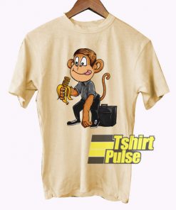 Monkey Eating Banana t-shirt for men and women tshirt