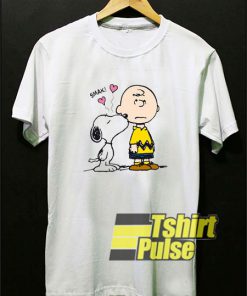 Peanuts Kiss Charlie Brown t-shirt for men and women tshirt