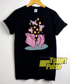 Piggy Bank Graphic t-shirt for men and women tshirt