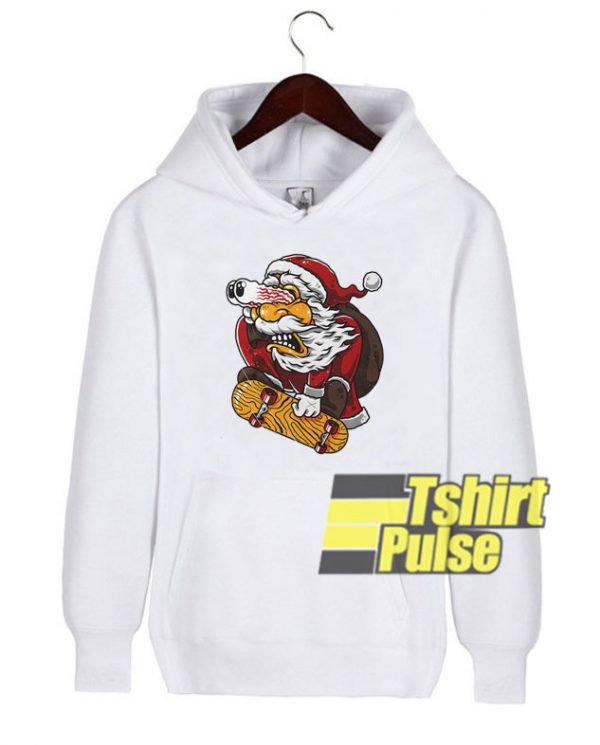 Santa Shocked hooded sweatshirt clothing unisex hoodie