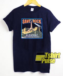Save The Rock Alcatraz t-shirt for men and women tshirt