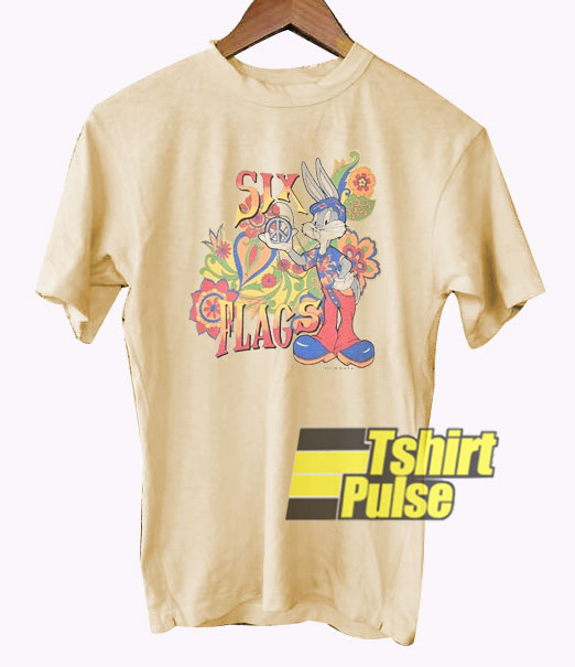 Six Flags Bug Bunny t-shirt for men and women tshirt