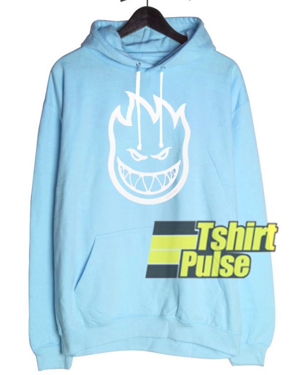 Spitfire Bighead Light Blue hooded sweatshirt clothing unisex hoodie