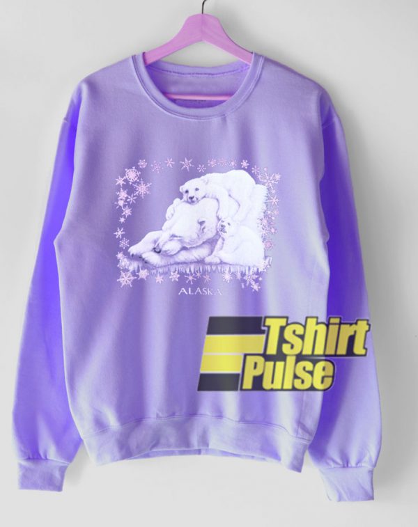 Vintage 90s Alaska Polar Bear sweatshirt