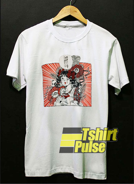 Vintage Anime Girl Japanese t-shirt for men and women tshirt