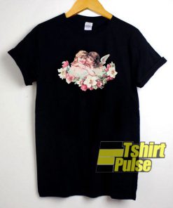 Angels Flower t-shirt for men and women tshirt