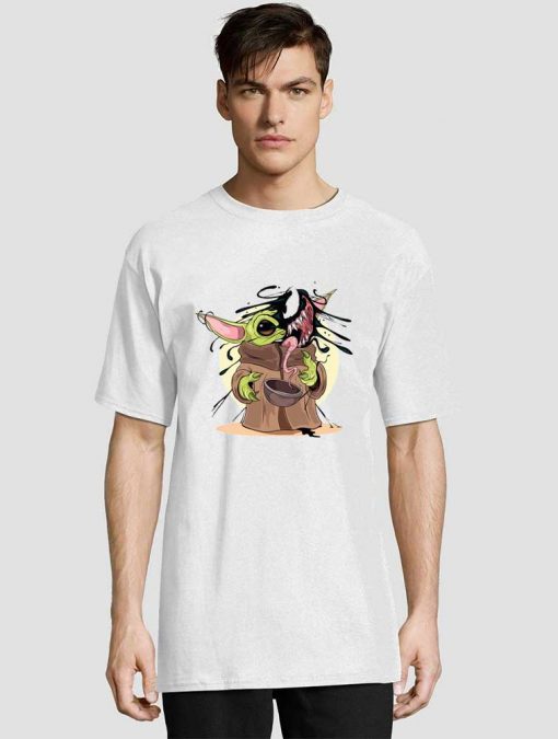 Baby Yoda Meets Venom t-shirt for men and women tshirt