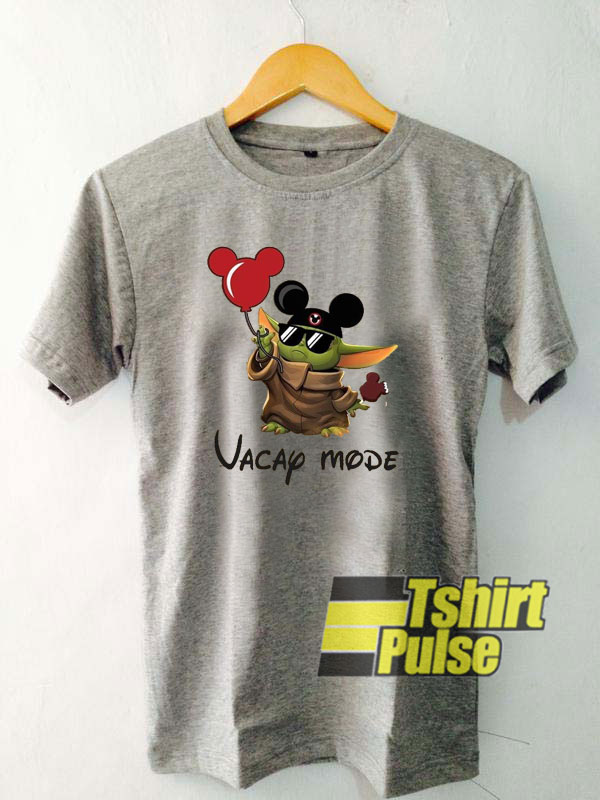Baby Yoda Vacay Mode t-shirt for men and women tshirt