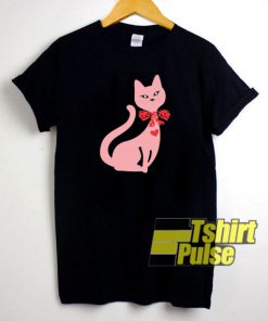 Cat Pink Kitty t-shirt for men and women tshirt