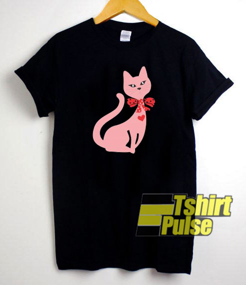 Cat Pink Kitty t-shirt for men and women tshirt